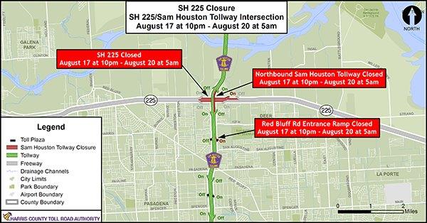 sam houston tollway map Hctra Harris County Toll Road Authority sam houston tollway map